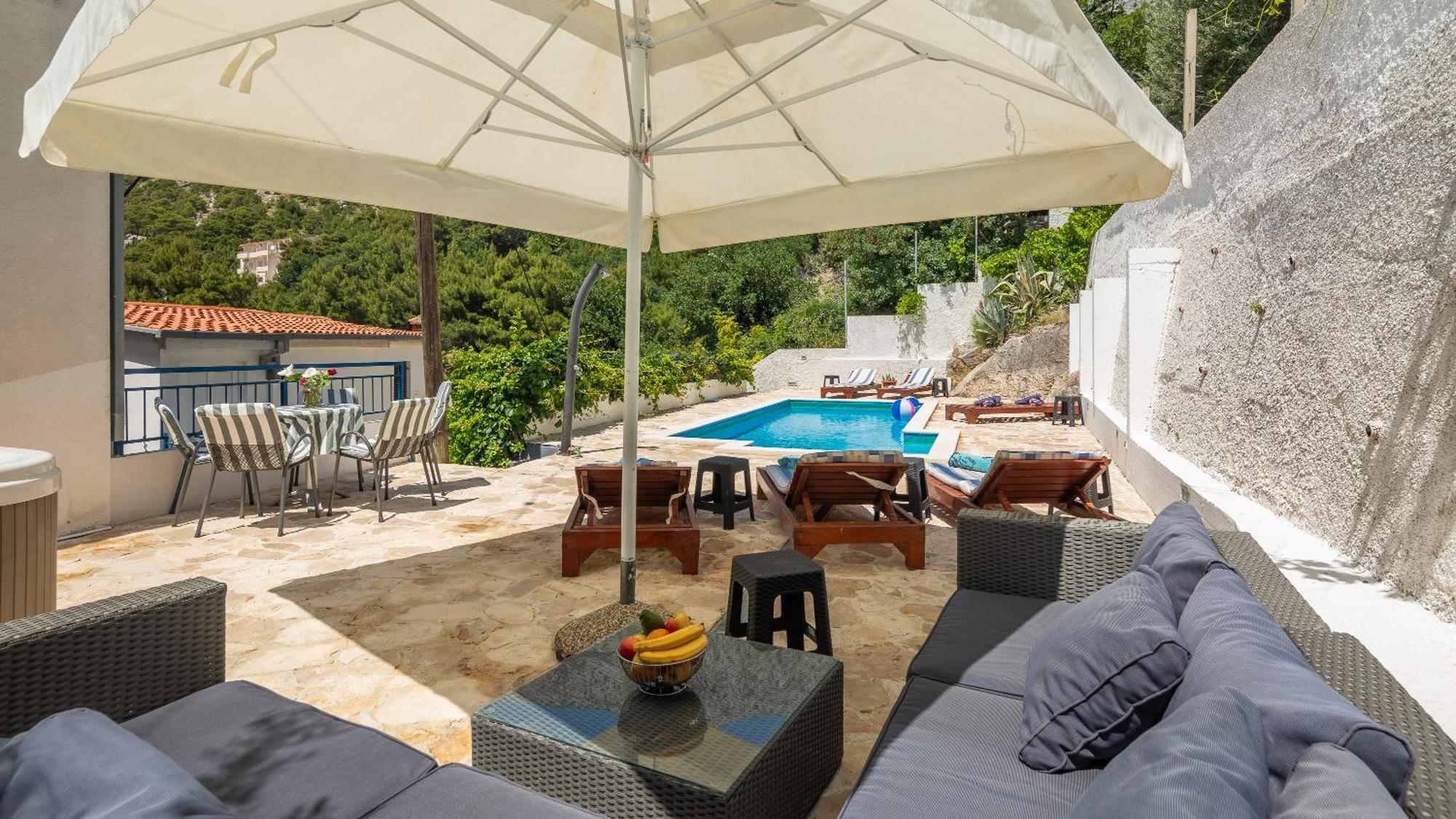 Caleta Seaview Suites II - Pool & Jacuzzi Lokva Rogoznica Dış mekan fotoğraf