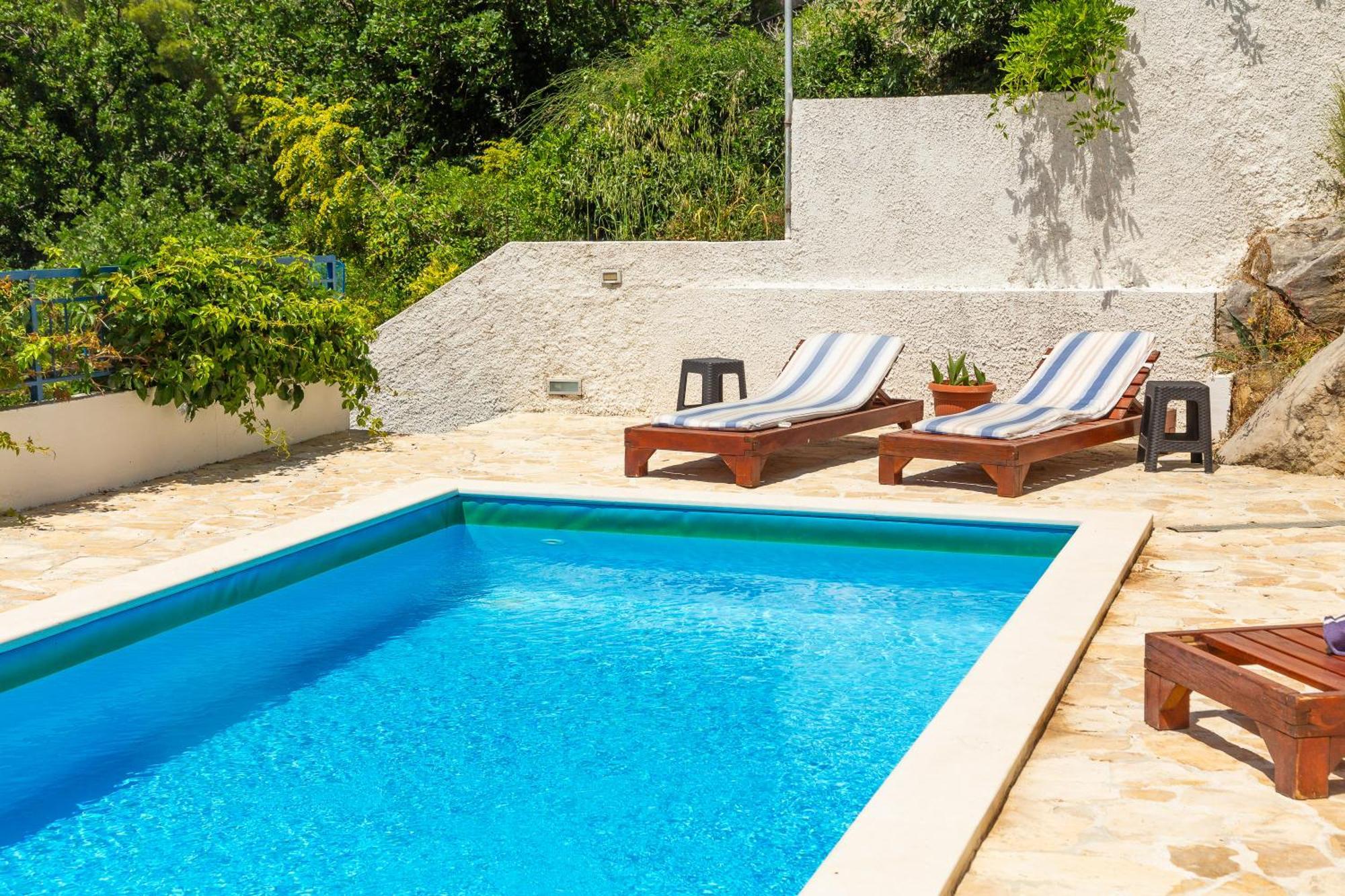 Caleta Seaview Suites II - Pool & Jacuzzi Lokva Rogoznica Dış mekan fotoğraf